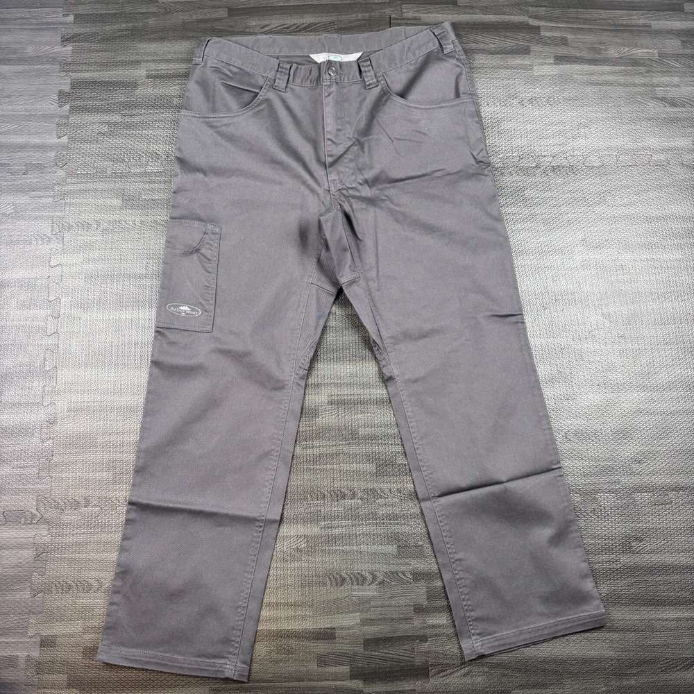 NEW Arborwear Original Tree Climbers Pants Mens Size 38x30 Dark Gray Work Canvas